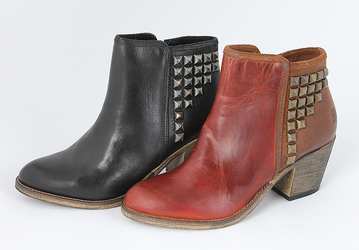 Schuh Mode Trend Bullboxer Nieten Stiefeletten